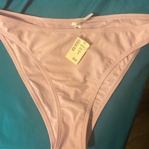 Light purple bathing suit bottoms